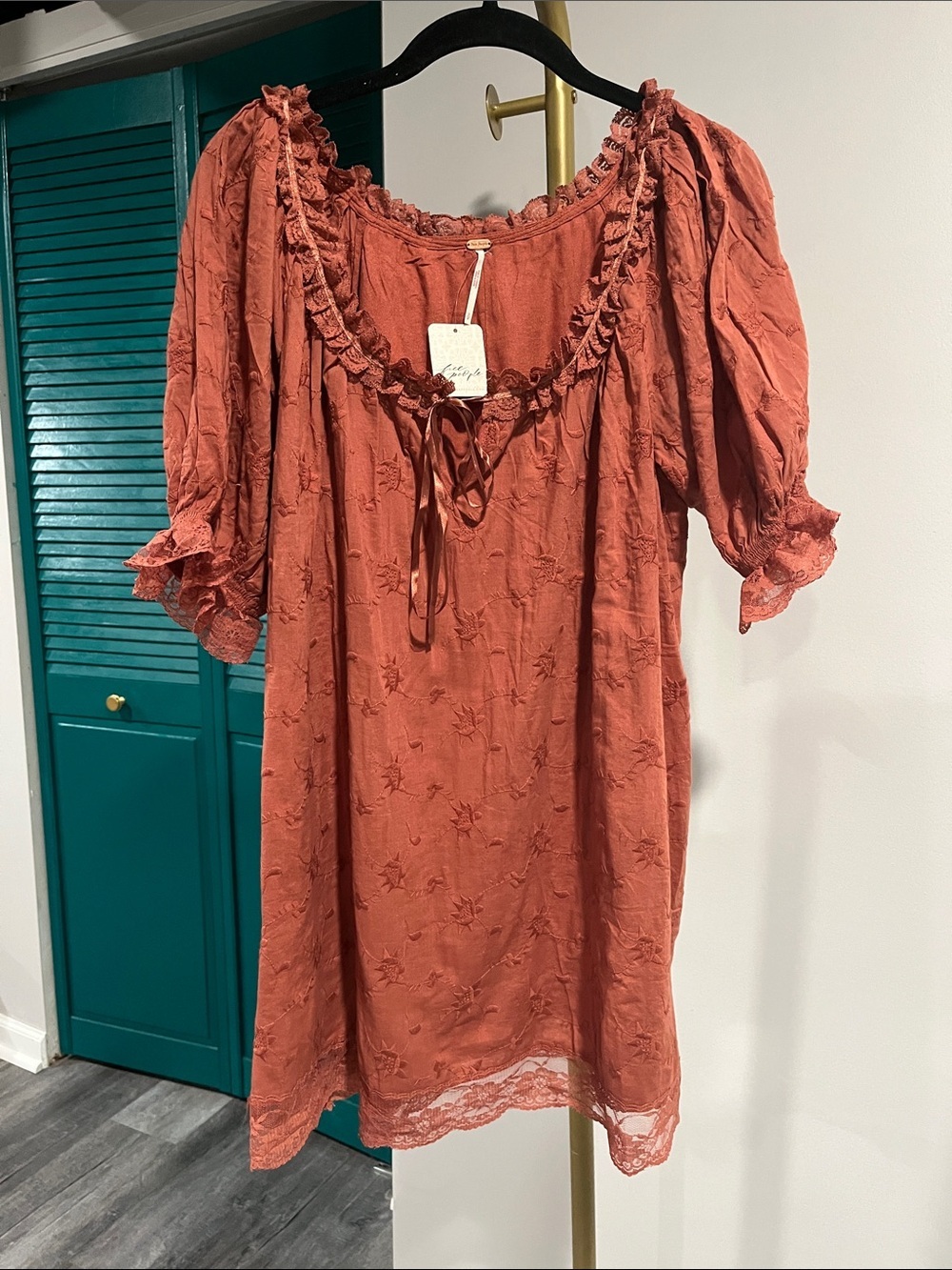 FREE PEOPLE NWT Juno Mini Dress / Canyon Sunset - Picture 6 of 8